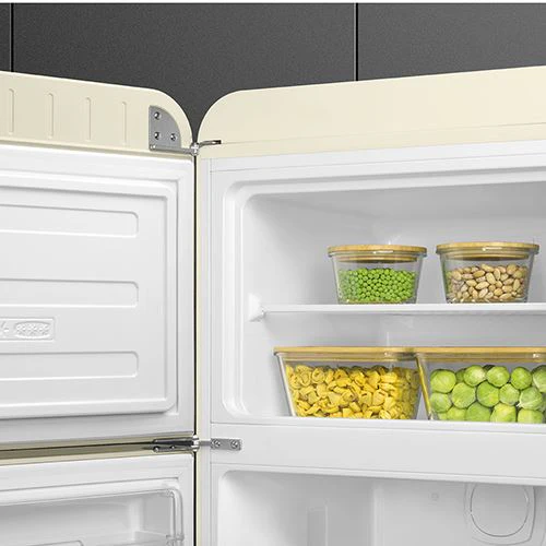 Frigorífico com Congelador Smeg FAB30LCR6 Anni 50 | 172x60.1x78.8 cm | 270 L | C | Creme - Image 4