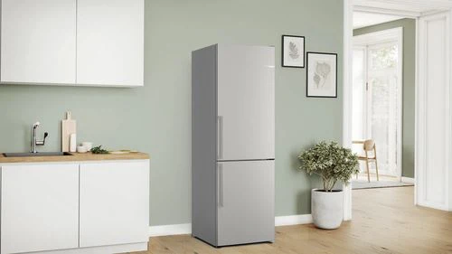 Frigorífico Combinado Bosch KGN36VIBT | 186x60x66,5 cm | 321 L | B | Aço inoxidável - Image 2