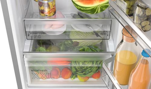 Frigorífico Combinado Bosch KGN36VIBT | 186x60x66,5 cm | 321 L | B | Aço inoxidável - Image 6