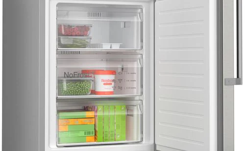 Frigorífico Combinado Bosch KGN36VIBT | 186x60x66,5 cm | 321 L | B | Aço inoxidável - Image 7