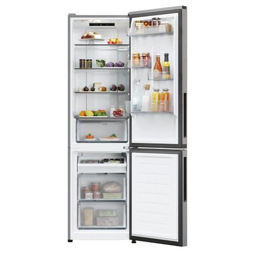 Frigorífico Combinado Candy Cncq2T518Ex | 182,5X54,5X60,2 Cm | 197 L | E | Aço Inoxidável - Outlet - Grade C - Image 2
