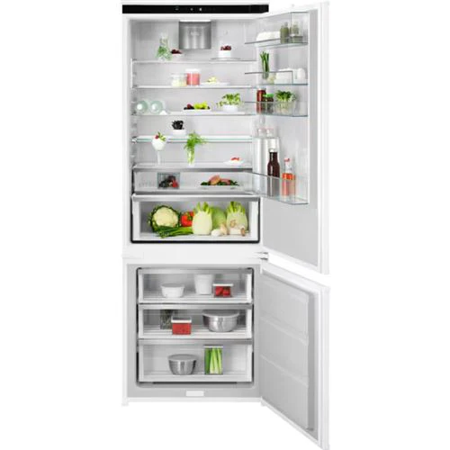 Frigorífico Combinado Encastrável AEG NSC7P751ES | 188,4x69,6x54,9 cm | 376 L | E | Branco