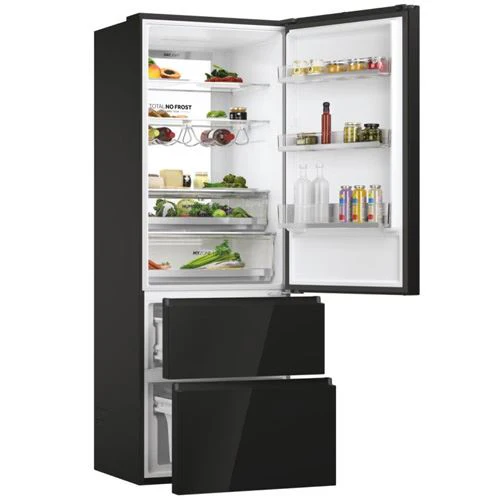 Frigorífico Combinado Haier HTW7720DNGB 3D 70 Série 7 | 200,6x70x67,5 cm | 483 L | D | Preto - Image 5