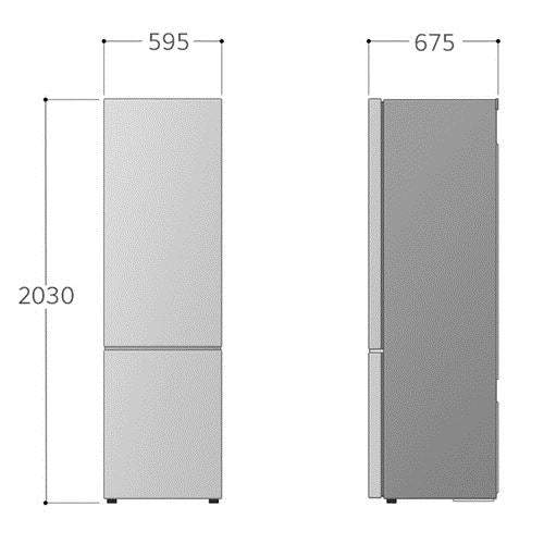 Frigorífico Combinado LG GBV22NCCEP | 203x59,5x67,5 cm | 387 L | C | Preto - Image 4