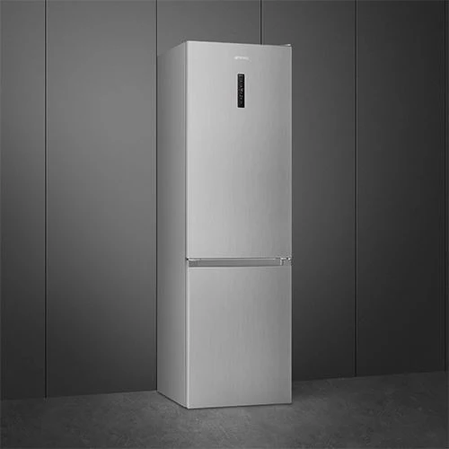 Frigorífico Combinado Smeg RC18XDNC No Frost | 185x60x59.2 cm | 300 L | C | Inox escovado - Image 3