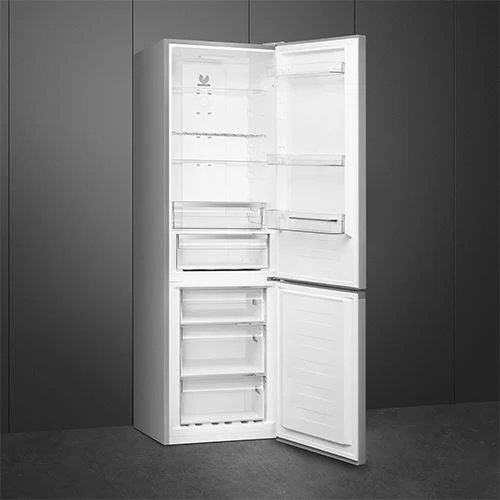 Frigorífico Combinado Smeg RC18XDNC No Frost | 185x60x59.2 cm | 300 L | C | Inox escovado - Image 4