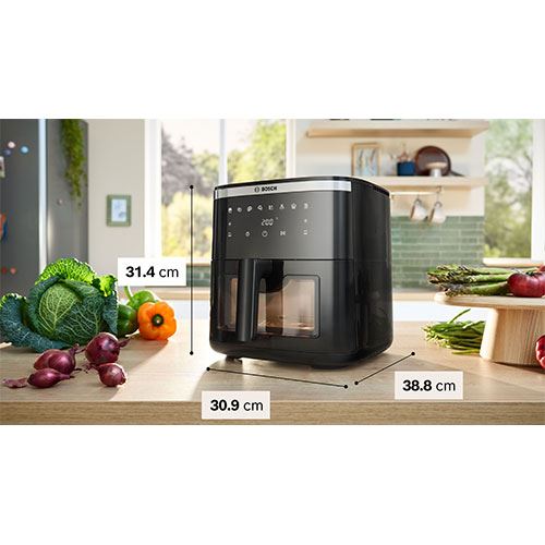 Fritadeira sem Óleo AirFryer Bosch MAF671B1 7.2L - Preto - Image 3