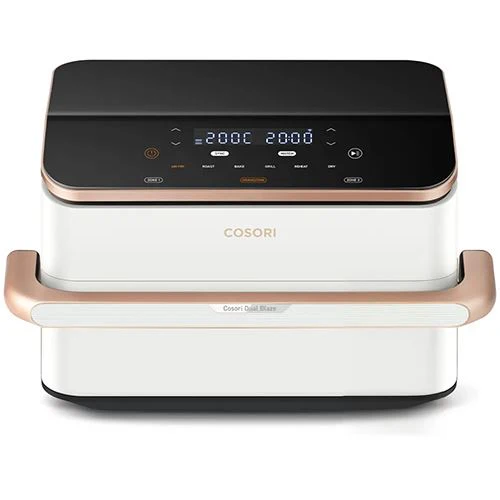 Fritadeira Sem Óleo Airfryer Cosori Dual Blaze Twinfry Chef Edition  10L - Branco - Image 9
