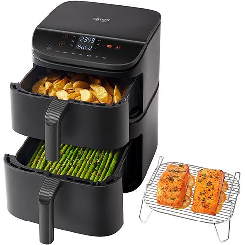 Fritadeira sem Óleo AirFryer Cosori Turbo Tower Chef Edition 10.8L - Preto - Image 2