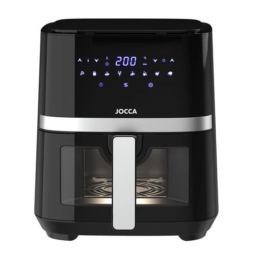 Fritadeira Sem Óleo com Janela Jocca AirFryer 2156- 5L - Preta - Outlet - Grade B