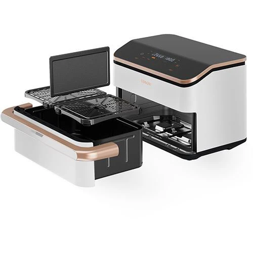 Fritadeira sem Óleo Airfryer Cosori Dual Blaze Twinfry Chef Edition 10L - Branco - Outlet - Grade A - Image 8