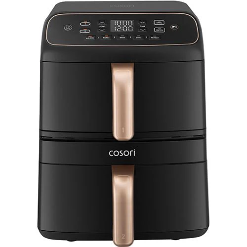 Fritadeira sem Óleo AirFryer Cosori Turbo Tower Compact Chef Edition 8,6 L - Preto