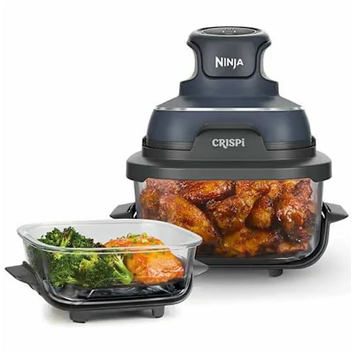 Fritadeira Sem Óleo AirFryer Ninja Crispi FN101EUGY 3,8 L | 4 em 1 - Azul escuro metalizado