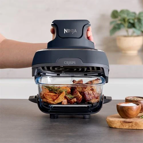 Fritadeira Sem Óleo AirFryer Ninja Crispi FN101EUGY 3,8 L | 4 em 1 - Azul escuro metalizado - Image 6