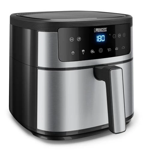 Fritadeira Sem Óleo AirFryer Princess 182463.01 6 L - Preto | Inox