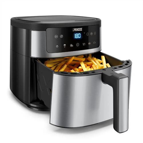 Fritadeira Sem Óleo AirFryer Princess 182463.01 6 L - Preto | Inox - Image 2