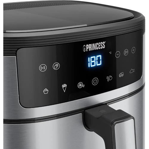Fritadeira Sem Óleo AirFryer Princess 182463.01 6 L - Preto | Inox - Image 3