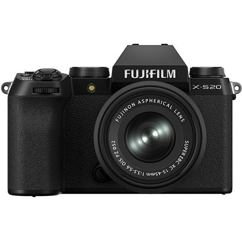 Máquina Fotográfica Mirrorless Fujifilm X-S20 - Preto + XC 15-45mm F3.5-5.6 OIS PZ