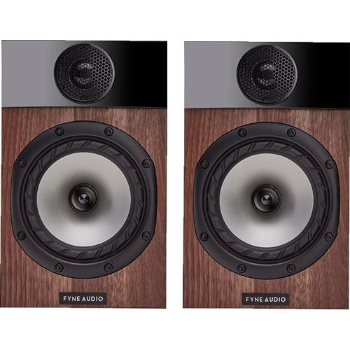 Coluna Monitora Fyne Audio F300 - Walnut - 2 Uni.