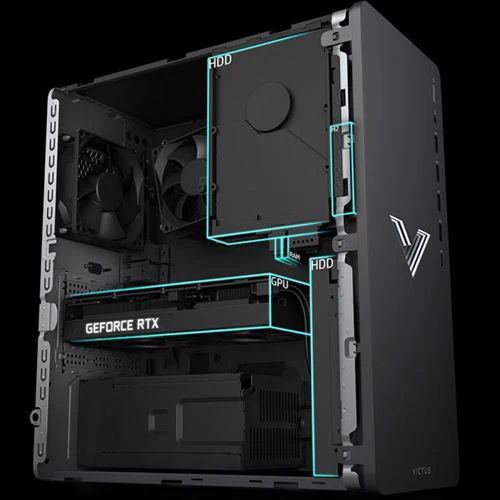Gaming Desktop PC HP Victus 15L TG02-0067np AMD Ryzen 7 16GB RAM 512GB SSD RTX 3060 12 GB - Image 4