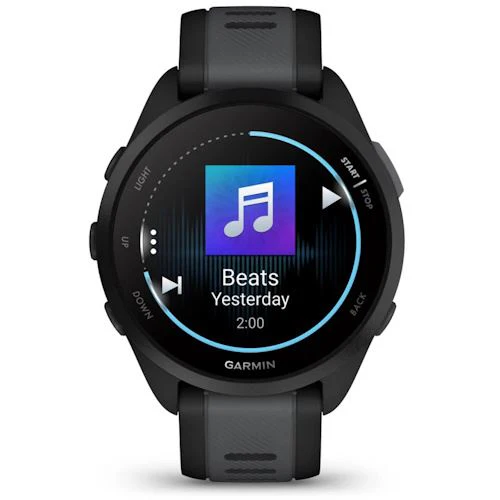 Smartwatch Garmin Forerunner 165 Music - Preto/Cinzento - Image 4