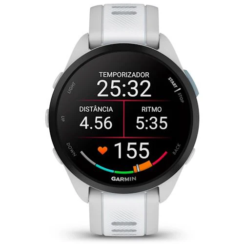 Smartwatch Garmin Forerunner 165 Music - Branco/Cinzento - Image 2