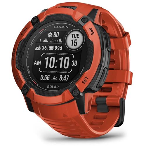 Smartwatch Garmin Instinct 2X Solar - Vermelho