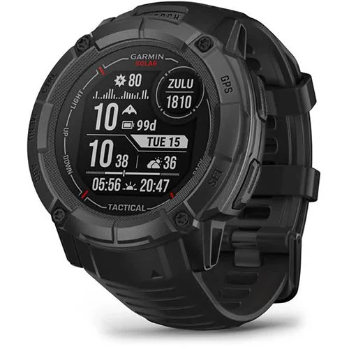 Smartwatch Garmin Instinct 2X Solar Tactical - Preto