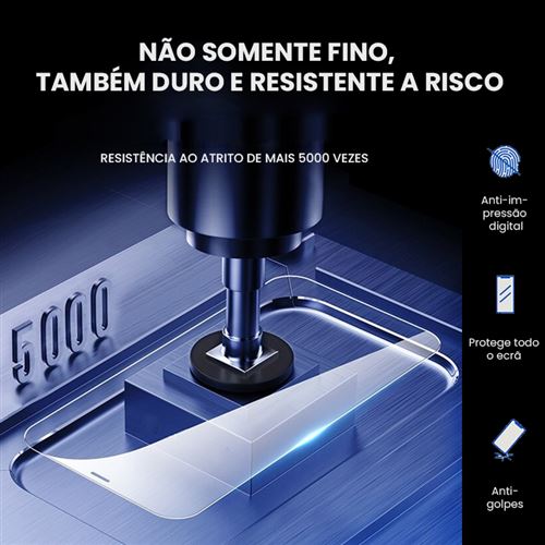 Glass Dúo: Película Ecrã Vidro Temperado + Capa Icoveri para Apple iPhone 14 Pro Max - Transparente - Image 5