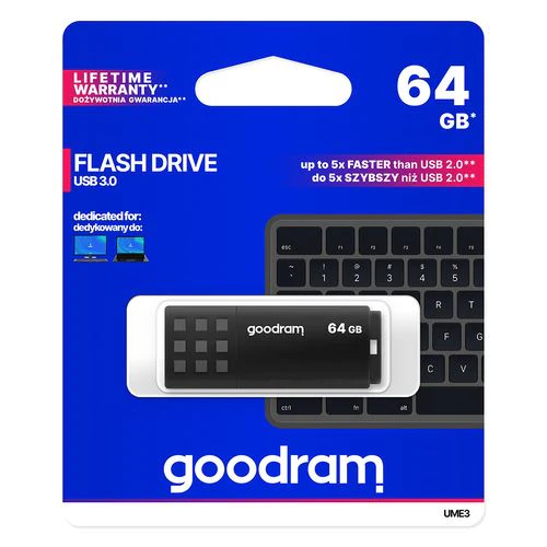 Pen USB 3.0 Goodram UME3 - 64GB - Preto - Image 5