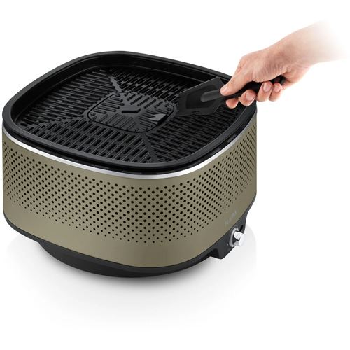 Grelhador a Carvão Flama Mastergrill EVO Terracotta 4014FL - Verde - Image 7