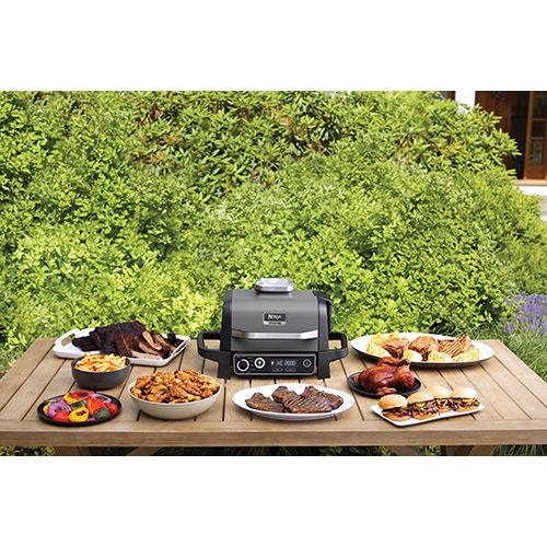 Grelhador Elétrico de Exterior + Air Fryer Ninja OG701EU | 2400 W - Image 12