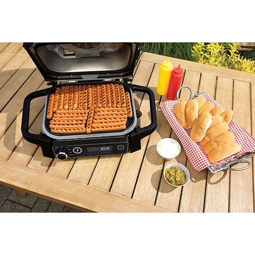 Grelhador Elétrico de Exterior + Air Fryer Ninja OG701EU | 2400 W - Image 8