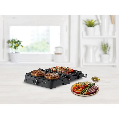Grelhador Elétrico de Placas Flama 4422FL Heat Easy 1500W - Preto | Inox - Image 7