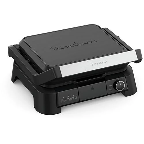 Grelhador Elétrico de Placas Moulinex GI5108F0 Supergrill 3 EM 1 - Preto