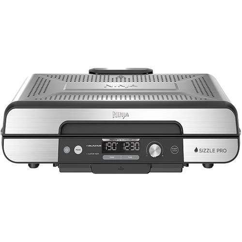 Grelhador Elétrico de Placas Ninja GX101EU 1800W - Preto | Inox