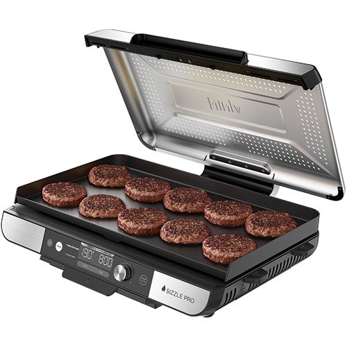 Grelhador Elétrico de Placas Ninja GX101EU 1800W - Preto | Inox - Image 13