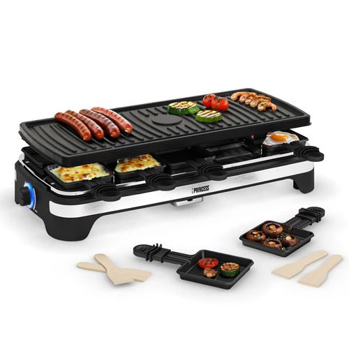 Grelhador Raclette Princess 162650 XXL 10 | 1500W - Preto - Image 2