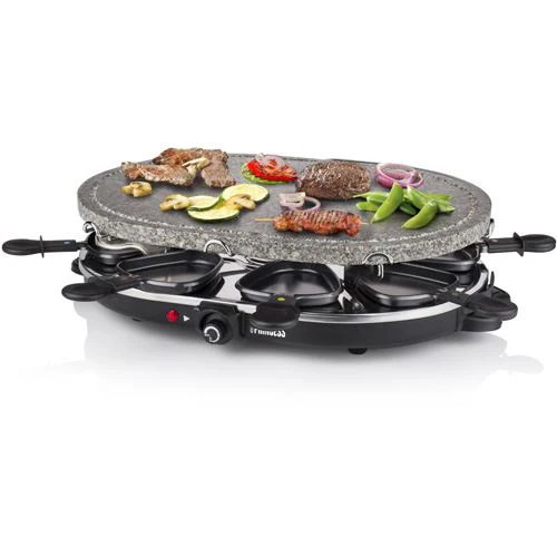 Grelhador Raclette Princess 8 Oval Stone Grill Party 162720 1200W - Image 2