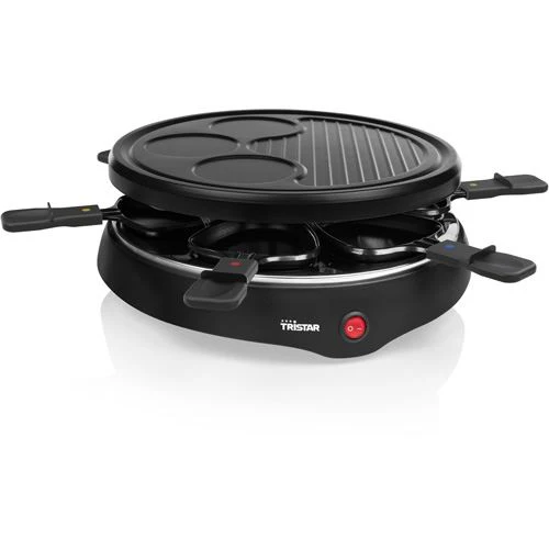 Grelhador Raclette Teflon Tristar RA-2998 | Ø29 cm | 800 W - Preto