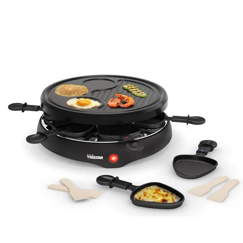 Grelhador Raclette Teflon Tristar RA-2998 | Ø29 cm | 800 W - Preto - Image 2