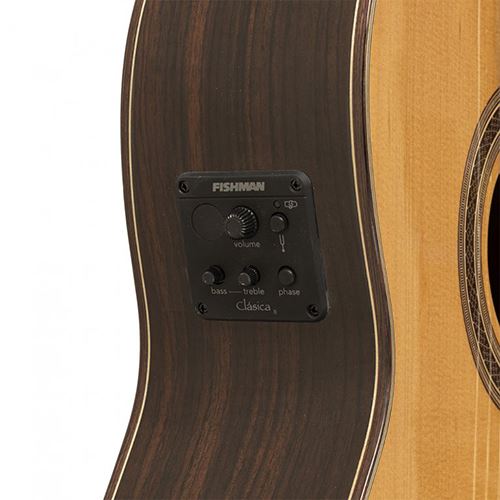 Guitarra Clássica Eléctrica Mazuelo CR-CE - Cor Natural - Angel Lopez - Image 5
