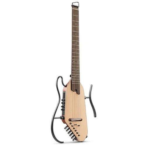 Guitarra Electro- Acústica 1/2 Donner Hush- I - Abeto Natural - Image 3