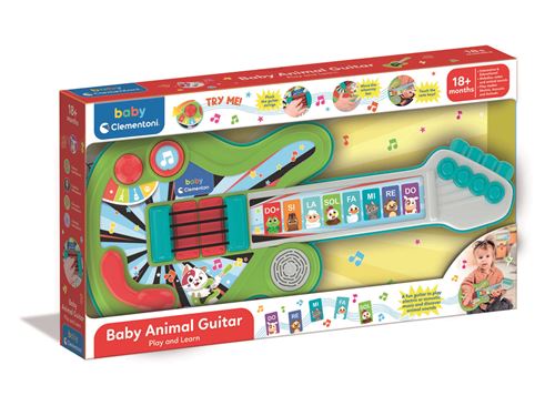 Guitarra Interativa com Animais - Baby Clementoni
