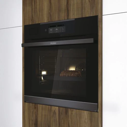 Forno Elétrico Haier I-Touch Steam Series 4 HWO60SM4TS9BH | Pirolítico | 70 L | 59.5 cm | A+ | Preto - Image 4