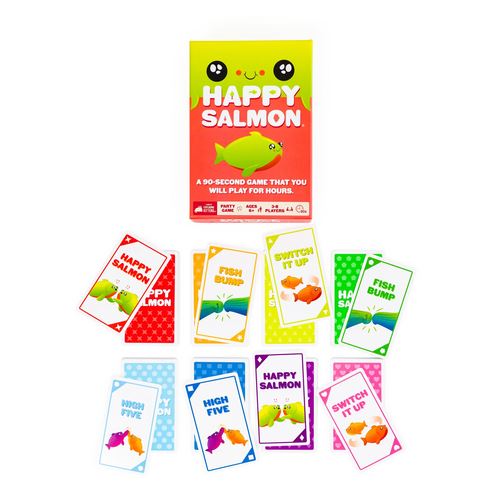 Jogo de Tabuleiro Happy Salmon - Game By Exploding Kittens - Image 3
