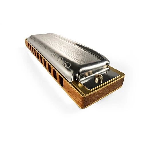 Harmónica Hohner Blues Harp A - Major - Prateada - Image 2