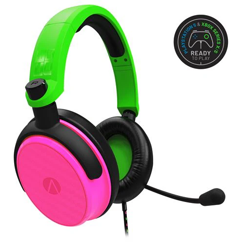 Auscultadores Stealth C6-100 | Nintendo Switch - Verde | Rosa - Image 2