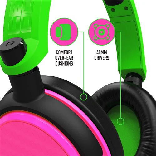 Auscultadores Stealth C6-100 | Nintendo Switch - Verde | Rosa - Image 3