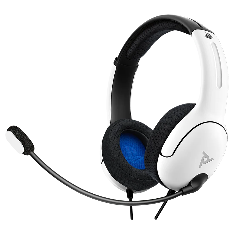 Headset Gaming PS5 PDP com fios LVL40 Branco